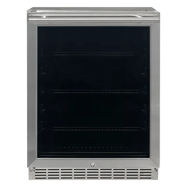 RCS 24 Inch Outdoor Rated Refrigerator with Glass Front- REFR2D