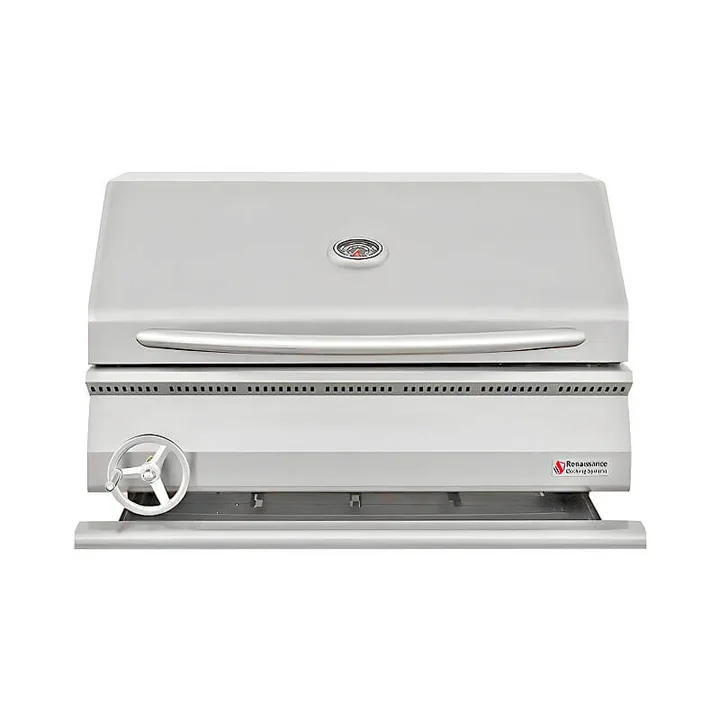 RCS Premier 32 Inch Stainless Steel Built-In Charcoal Grill - RJCC32A