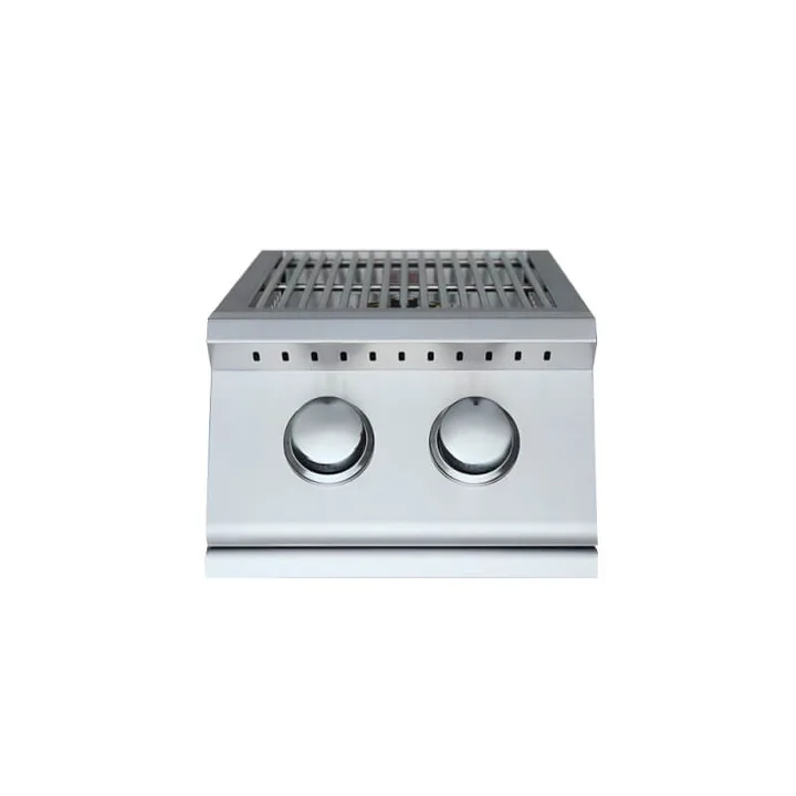 RCS Premier Series Stainless Steel Double Side Burner - RJCSSB - Natural Gas