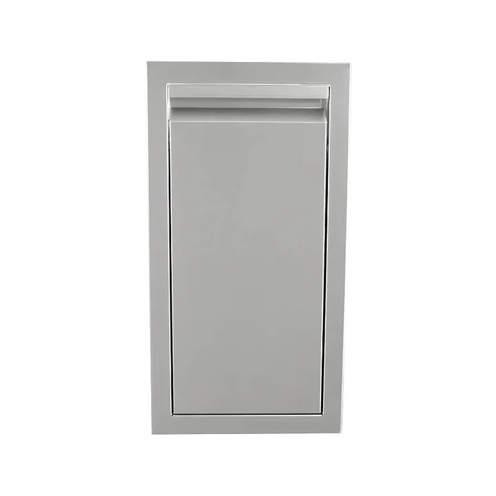 RCS Valiant 14 Inch Stainless Steel Narrow Trash Drawer - VTD4