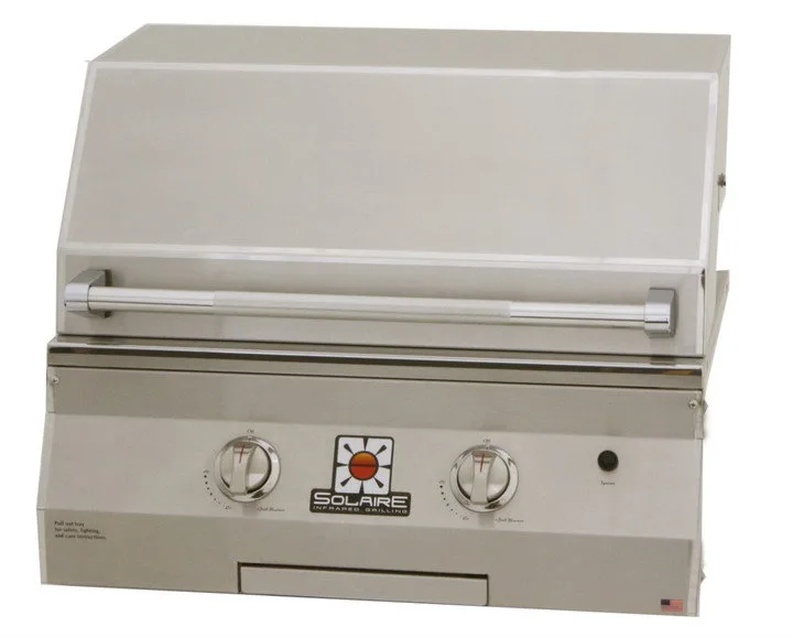 Solaire AGBQ 27" Basic Built-In Convection Grill - SOL-AGBQ-27G - Liquid Propane (LP)