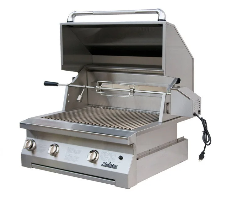 Solaire AGBQ 30" Convection Built-in Grill with Rotisserie - Liquid Propane (LP)