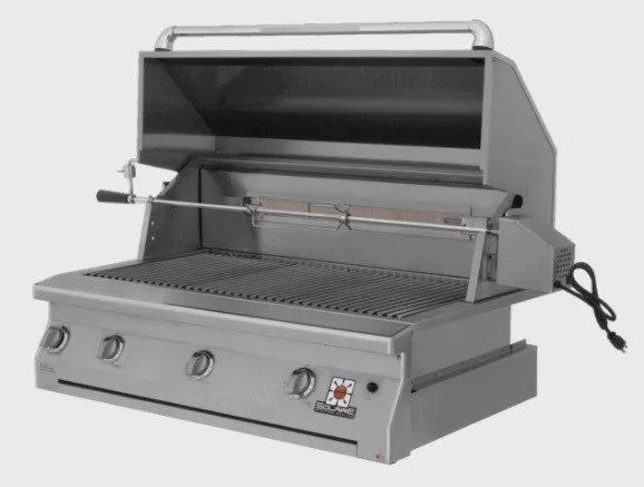 Solaire 42" InfraVection Built-In Grill w One IR Burner, Rotis | LP