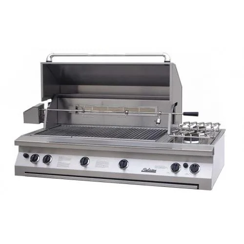Solaire 56" Convection Built-in Grill, Double Side Burner - SOL-AGBQ-56 - Liquid Propane (LP)