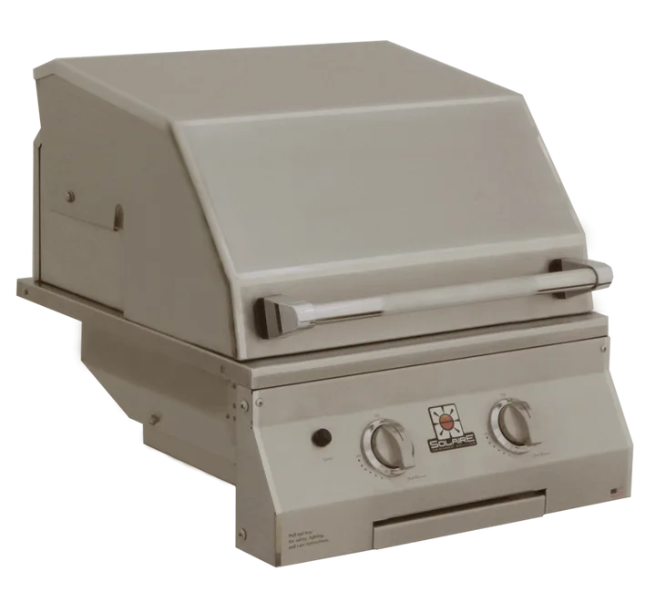Solaire 21" IRBQ Deluxe InfraVection Built-In Grill - Liquid Propane (LP) & Built-in