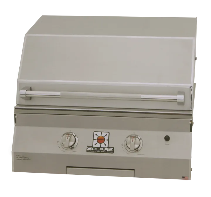 Solaire IRBQ 27XL Built-In Deluxe Infrared Grill, No Rotisserie - Natural Gas