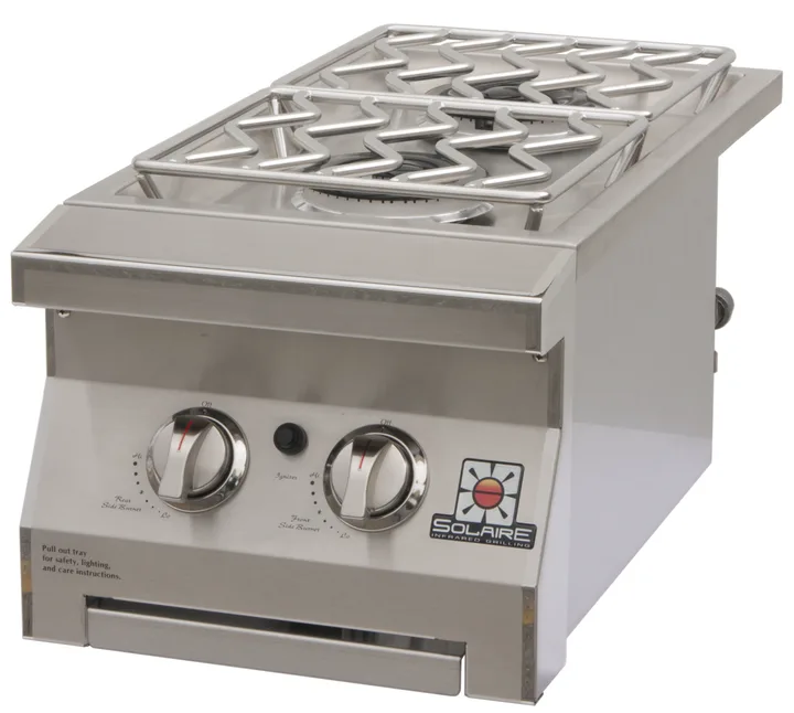 Solaire Built-in Double Side Burner - IRSB14 - Liquid Propane (LP)