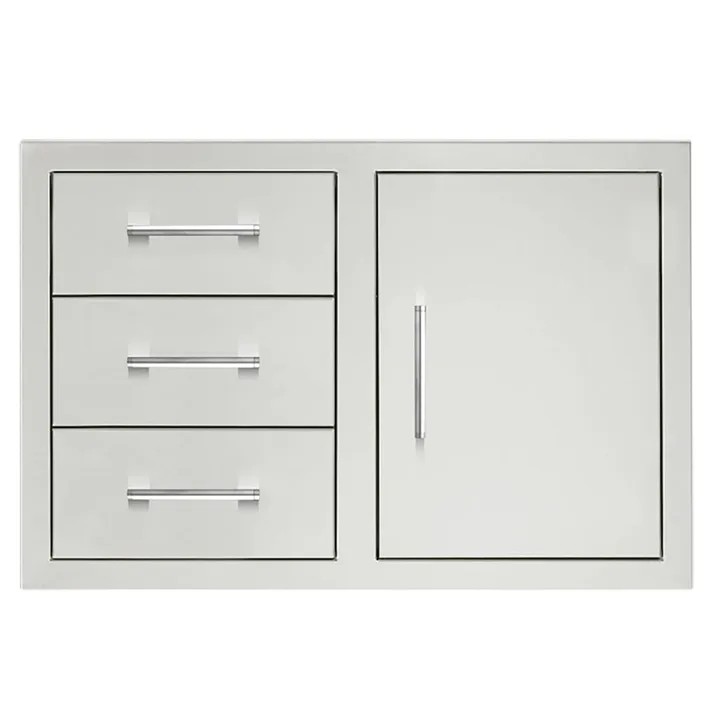 Summerset 33-Inch 3-Drawer & Access Door Combo - DC3-33