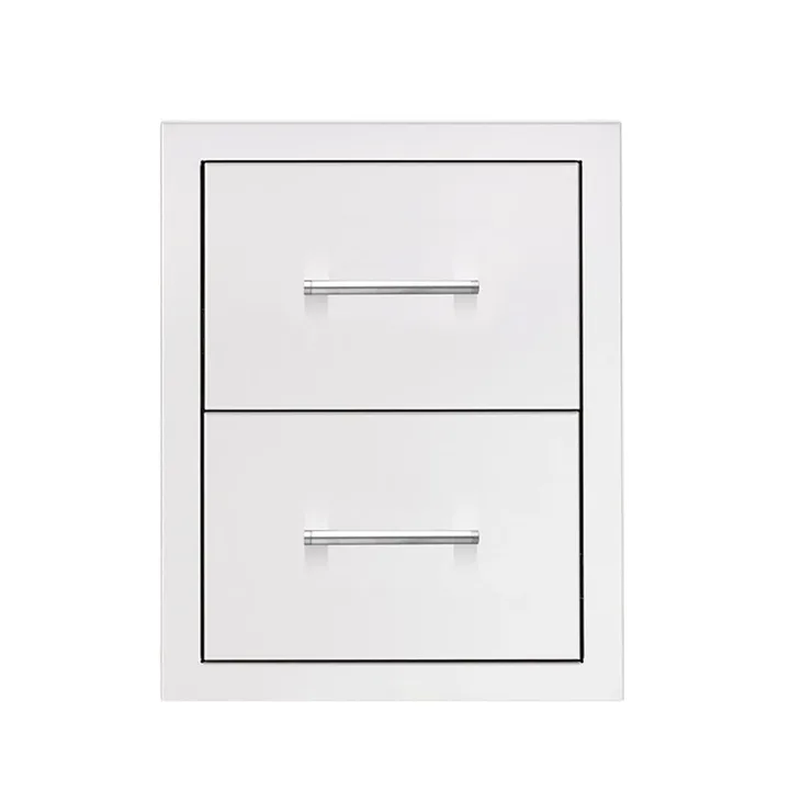Summerset 17-Inch Double Drawer Masonry Frame Return