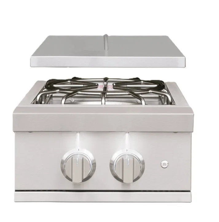 Summerset Sizzler PRO Series Double Side Burner w/ LED Illumination - SIZPROSB2 - Natural Gas