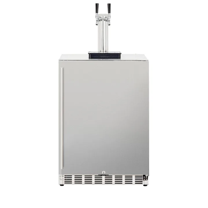 Summerset 24" 6.6c Deluxe Rated Kegerator Double Tap Stainless Steel