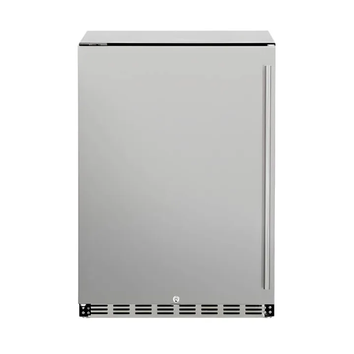 TrueFlame 24 Inch 5.3 Cu. Ft. Deluxe Outdoor Refrigerator - AMD-RFR-24S-A - Right Side