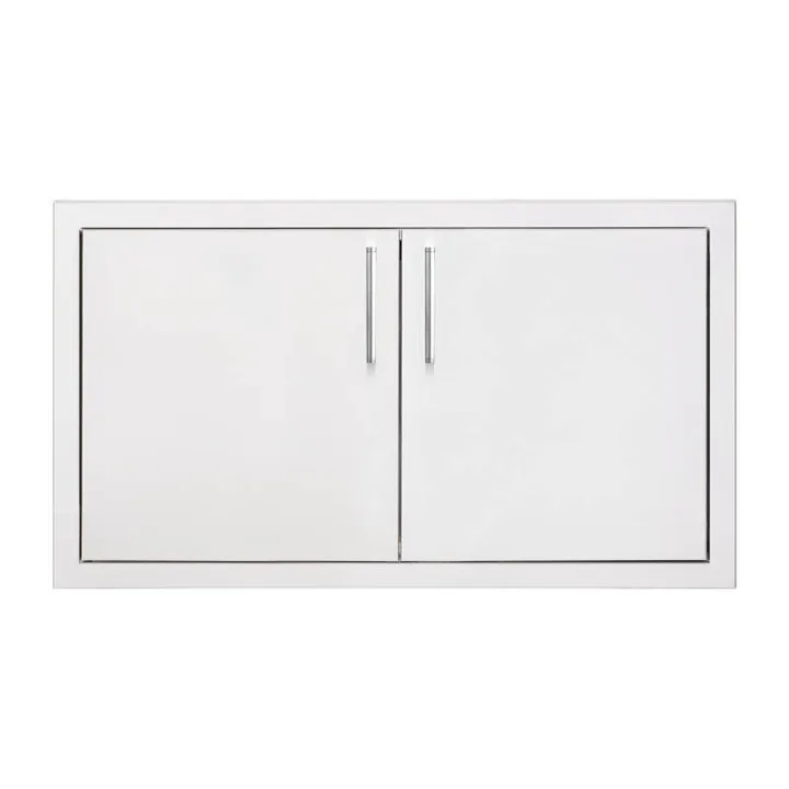 TrueFlame 30-Inch Stainless Steel Double Access Door - TF-DD-30