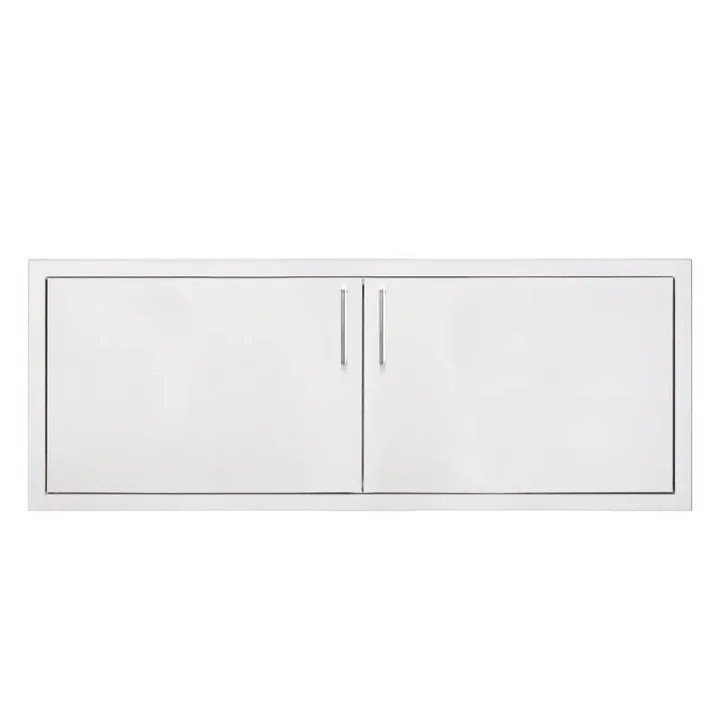 TrueFlame 45 Inch Masonry Stainless Steel Double Access Door - TF-DD-45M