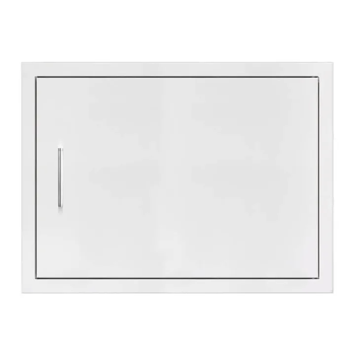 TrueFlame 27-Inch Masonry Stainless Steel Horizontal Access Door - TF-DH-27M
