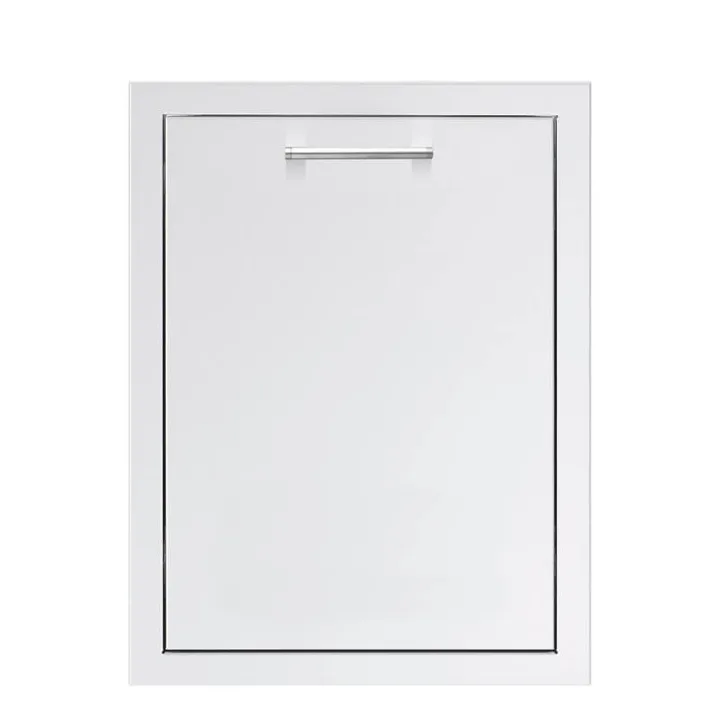 TrueFlame 20-Inch Stainless Steel Trash Pullout Drawer - TF-TD1-20