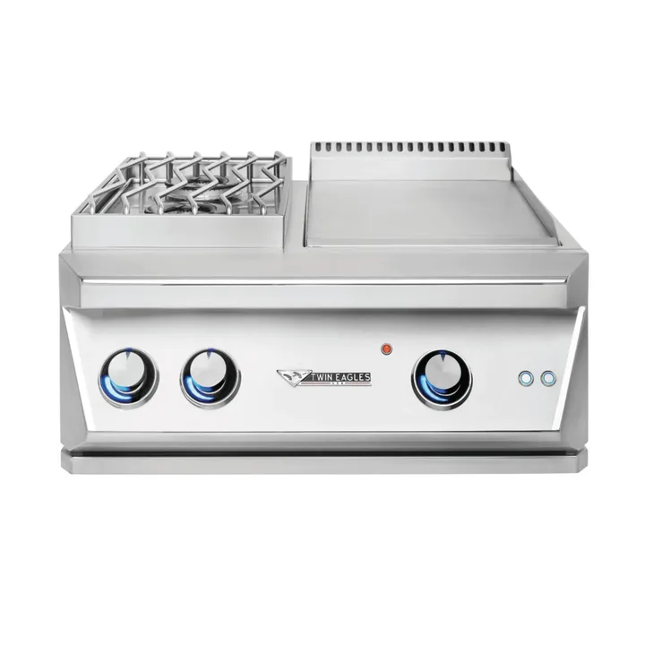 Twin Eagles 30-Inch Breakfast Club Gas Side Burner W/ Griddle - LP / 30"