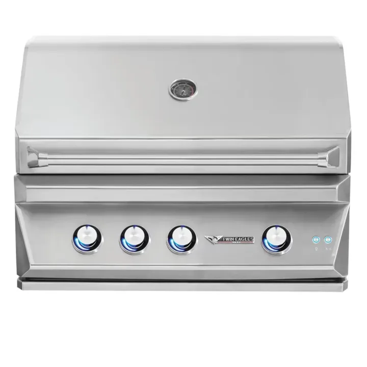 Twin Eagles 36-Inch Built-In Gas Grill W/ Rotisserie - 36" Twin Eagles Gas Grill with Infrared Rotisserie (NG)