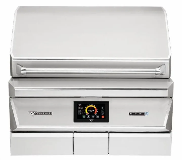 Twin Eagles 36" Wood Fired Pellet Grill & Smoker - TEPG36 - NO & YES add $2,399.00