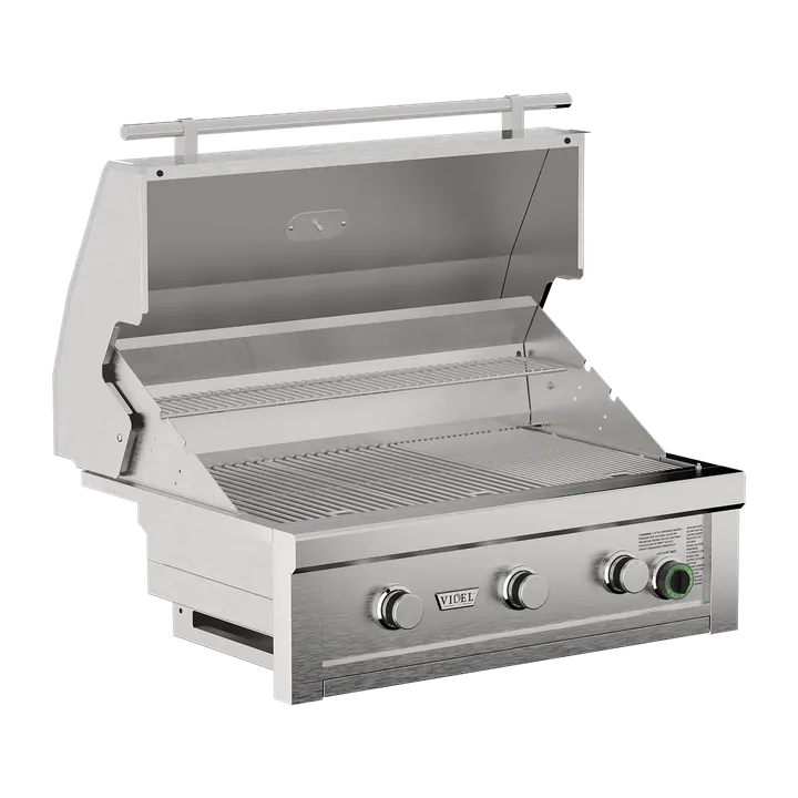 VIDEL 36" Commercial Premium Built-In Gas Grill - Natural Gas