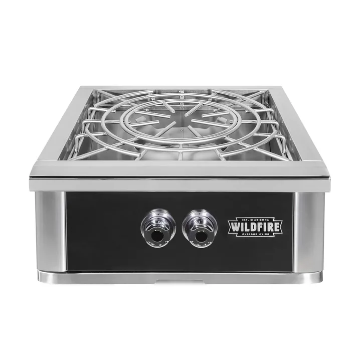Wildfire Ranch PRO Black 304 SS Gas Power Burner - WF-POWBRN-RH-LP/NG - Liquid Propane