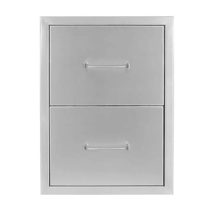 Wildfire 16 X 22 304 SS Double Drawer - WFDDW1622-SS