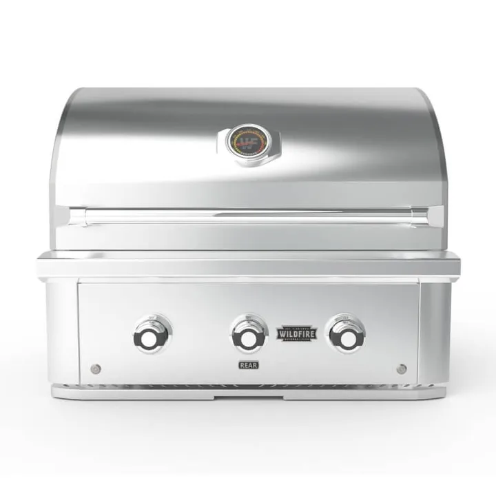 Wildfire Ranch Pro 30 Inch 304 Stainless Steel Built In Gas Grill - Propane