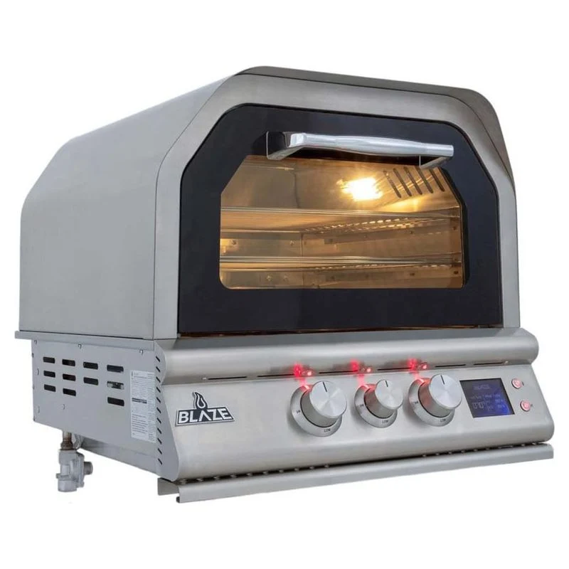 Blaze NEW 26-Inch Built-In Propane Outdoor Pizza Oven · BLZ-LTE3OVN-LP