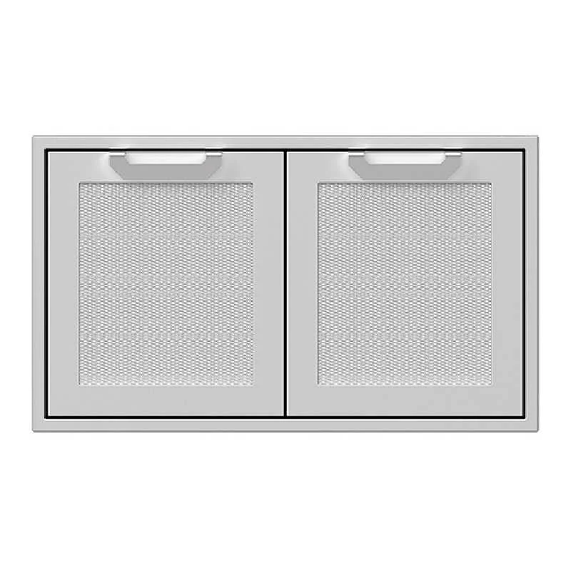 Double Storage Doors, Marquise, 36 in, Green