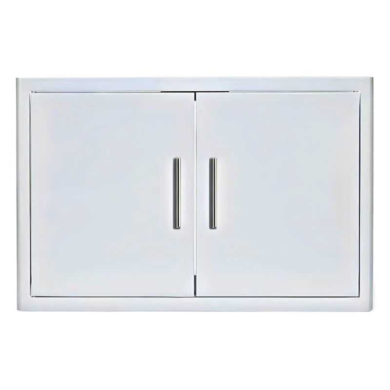 Blaze 40-Inch Stainless Steel Double Access Door w/ Paper Towel Holder · BLZ-AD40-R-SC