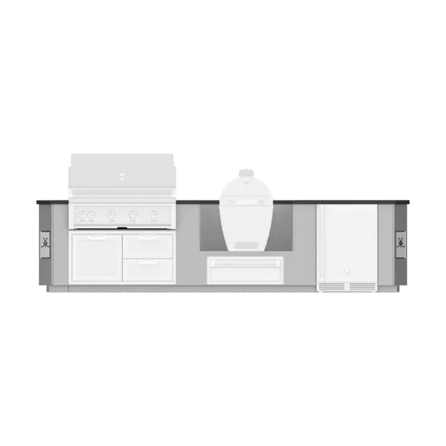 Grill, Outdoor Living Suite, Kamado Grill, 12 Foot