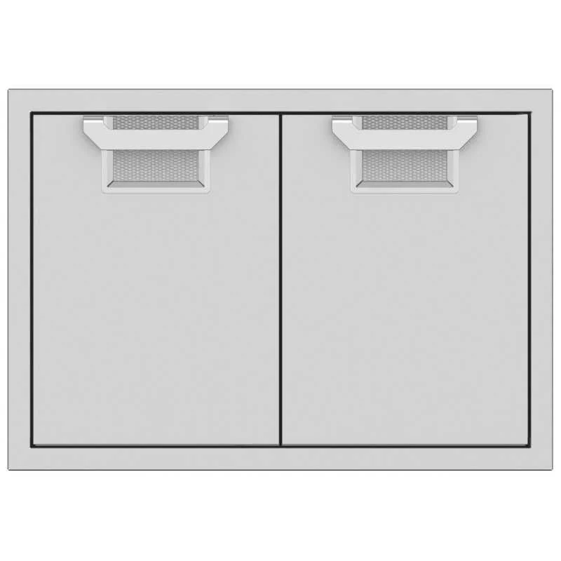 Aspire Double Access Doors, 30 In - Black