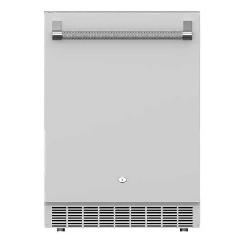 Aspire Outdoor Refrigerator, Solid Reversible Door, With Lock, 24 In