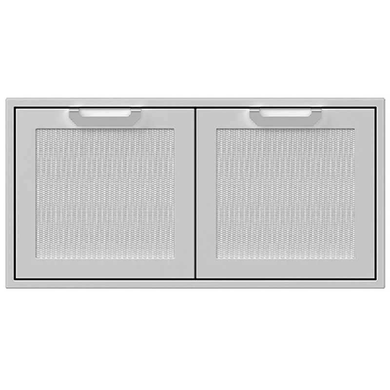 Double Storage Doors, Marquise, 42 in, Burgundy