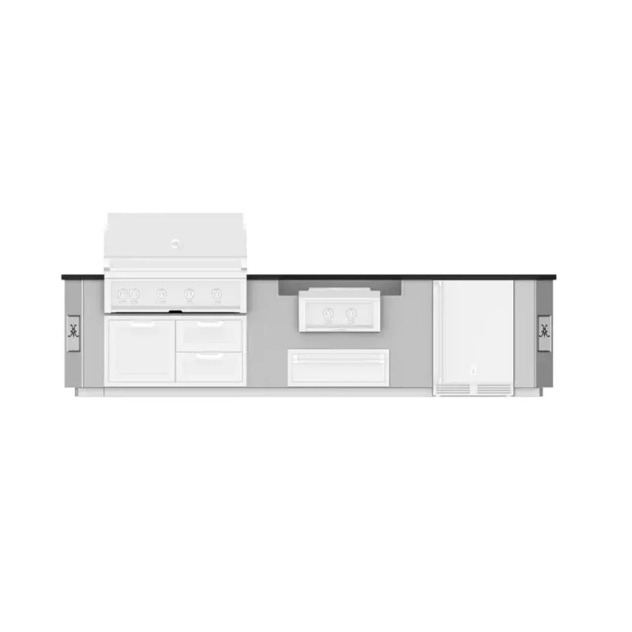 Hestan Grill, Outdoor Living Suite, Power Burner, 12 Foot · GESP12