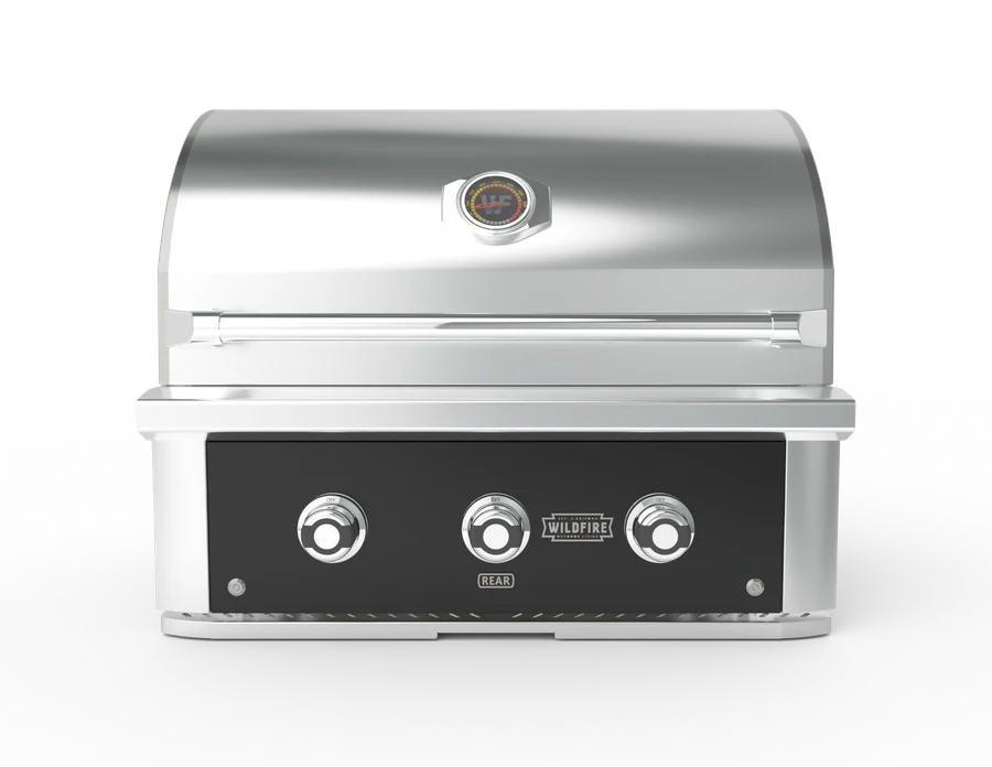 Ranch Pro 30" Gas Grill 304 Black SS Natural Gas
